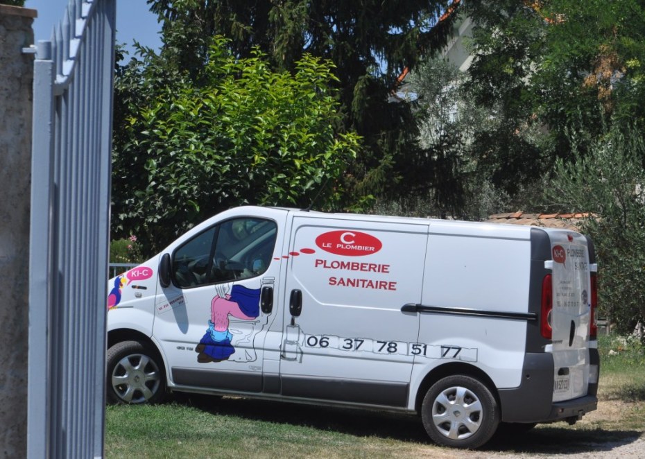 plombier,camionette,humour